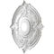 Ekena Millwork Attica PVC Medallion (Canopies up to 6 3/4"), 19"OD x 3 1/2"ID x 1"P, Metallic Vintage Gold CMP19ATDVG - alternate 4